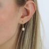 Margit Peach Pearl Drop Earrings Heidi Kjeldsen Jewellers ER6049