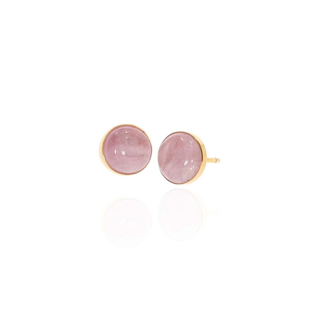 Naja Kunzite Earrings Heidi Kjeldsen Jewellery ER4952 white