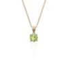 Nanna Peridot White Yellow Gold Pendant Heidi Kjeldsen Jewellery P1081 white