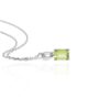 Nanna Peridot and White Gold Pendant Heidi Kjeldsen Jewellery P1731 white