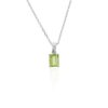 Nanna Peridot and White Gold Pendant Heidi Kjeldsen Jewellery P1731 white1
