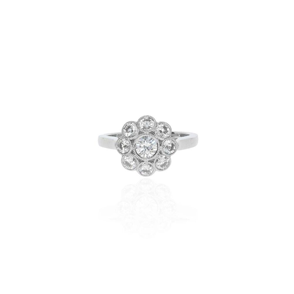 Sofia Heidi Kjeldsen Jewellery Diamond Cluster Ring R4975s white
