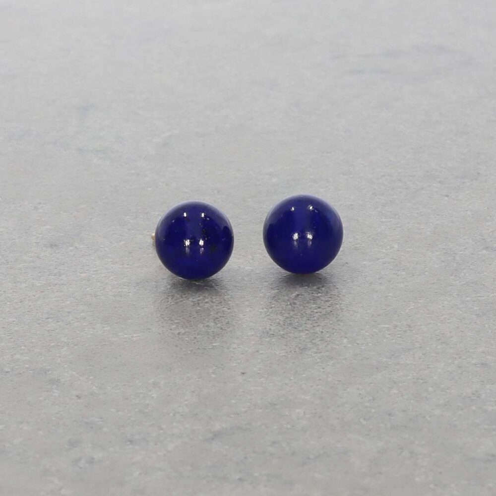 Birgit Lapis Lazuli Earstuds Heidi Kjeldsen Jewellery ER6047 still