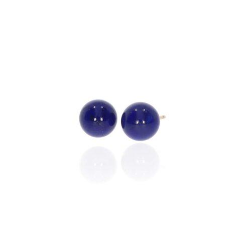 Birgit Lapis Lazuli Earstuds Heidi Kjeldsen Jewellery ER6047 white1