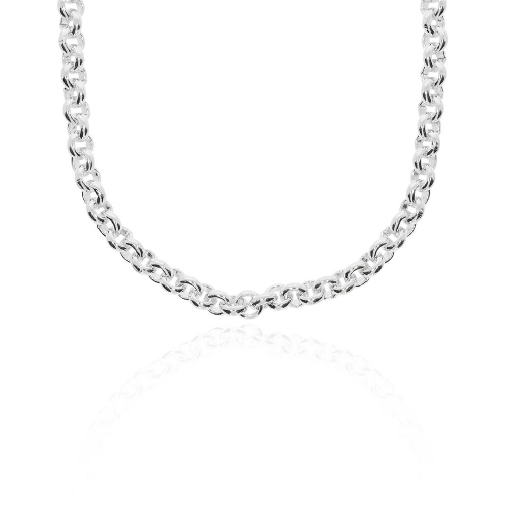 Helle Belcher Silver Necklace Heidi Kjeldsen Jewellery NL1347 white
