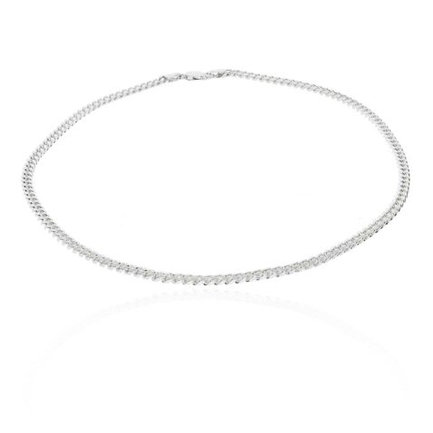 Helle Close Curb Silver Chain Heidi Kjeldsen Jewellery SILCC16 white1