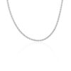 Helle Rope Silver Chain Heidi Kjeldsen Jewellery Silrope18 white