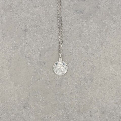 Helle Silver St Christopher Pendant Heidi Kjeldsen Jewellery P1697 still