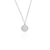 Helle Silver St Christopher Pendant Heidi Kjeldsen Jewellery P1697 white