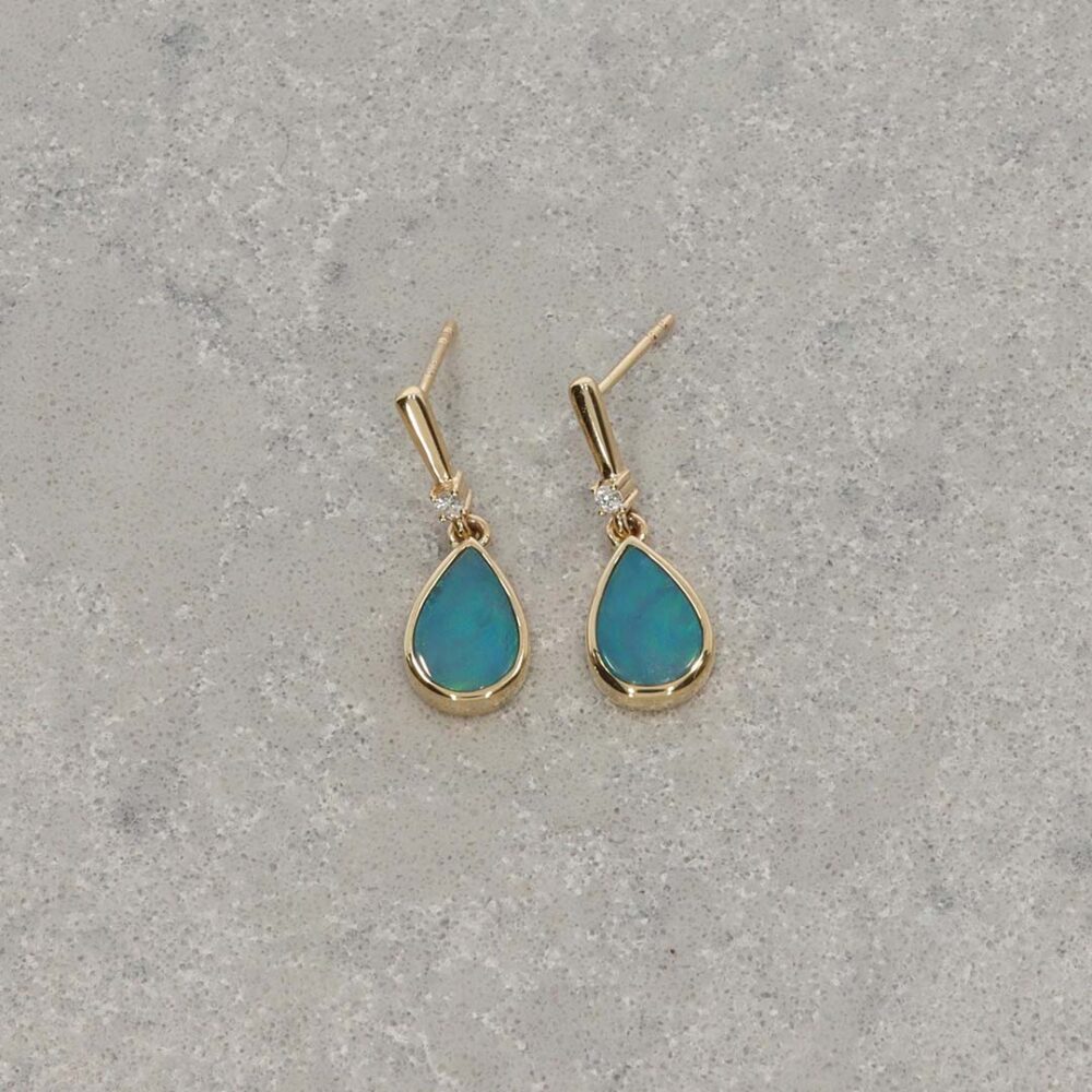 Per Opal Diamond Drop Earrings Heidi Kjeldsen Jewellery ER5115 still