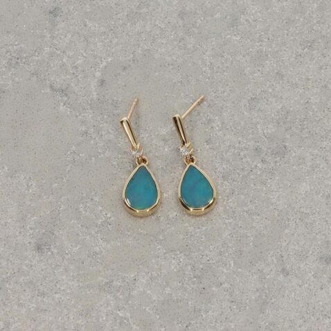 Per Opal Diamond Drop Earrings Heidi Kjeldsen Jewellery ER5115 still
