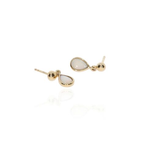 Per Opal Pear Shaped Drop Earrings Heidi Kjeldsen Jewellery ER5121 white1