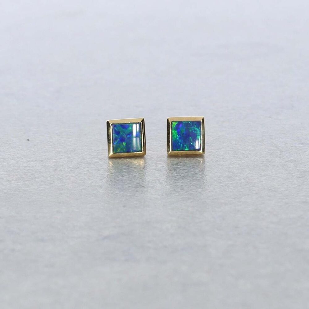 Per Opal Square Doublet Earrings Heidi Kjeldsen Jewellery ER5117 still