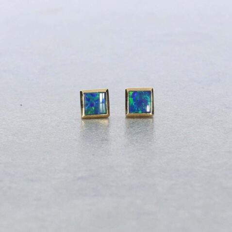 Per Opal Square Doublet Earrings Heidi Kjeldsen Jewellery ER5117 still