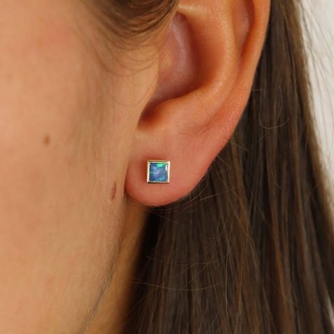 Per Opal Square Earrings Heidi Kjeldsen Jewellers ER5117