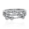 Trine Diamond Bubble ring by Heidi Kjeldsen Jewellery R1634s front