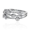 Trine Diamond Bubble ring by Heidi Kjeldsen Jewellery R1634s side