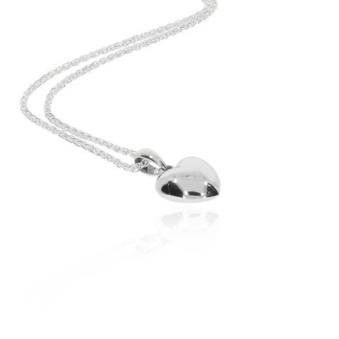 Eliza White Gold Heart Pendant Heidi Kjeldsen Jewellery P1727 white1