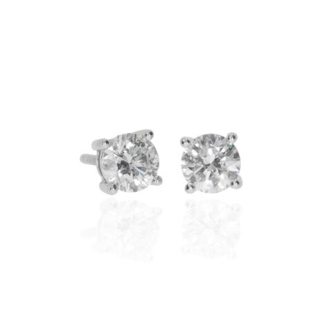 Hanne Diamond 0.80cts Earstuds Heidi Kjeldsen Jewellers ER6070 white1