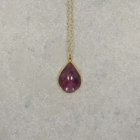 Mathilde Ruby Pendant Heidi Kjeldsen Jewellery Designer P1737 still