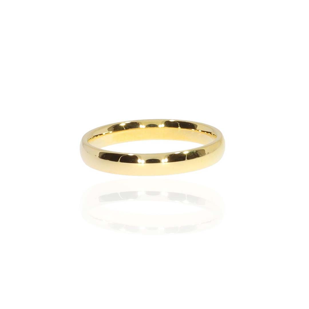 Sofia 18ct Yellow Gold Gentlemans Wedding Ring By Heidi Kjeldsen Jewellery R5033 white