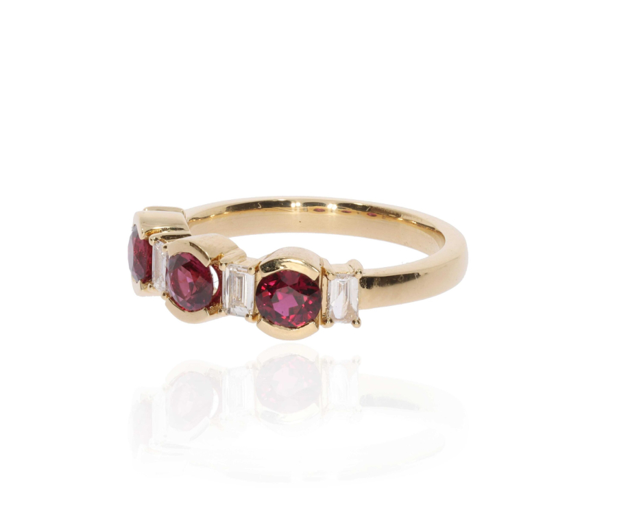 Mathilde Ruby Diamond Ring Heidi Kjeldsen Jewellers R1883 side