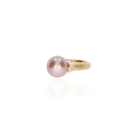 Alma Pink Cultured Pearl Ring Heidi Kjeldsen Jewellery R5045 side