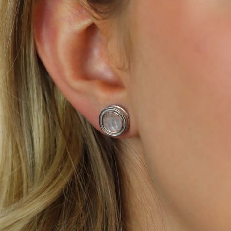 Clara Clogau Fire Opal Earrings Heidi Kjeldsen Jewellers PLER0011