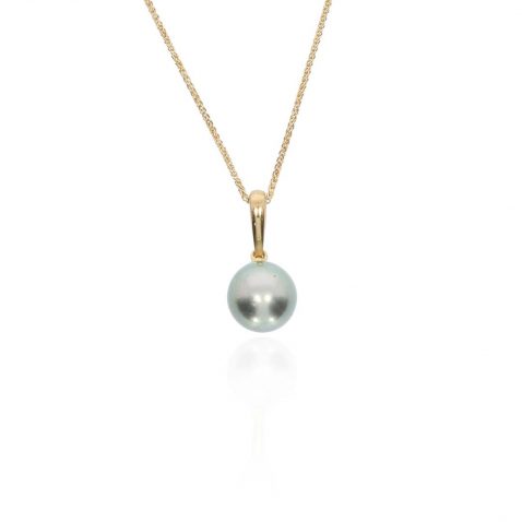 Grete Tatithan Pearl Gold Pendant Heidi Kjeldsen Jewellery P1757 white1