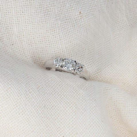 Clara Preloved Diamond Three Stone Ring Heidi Kjeldsen Jewellery PLR0012 still